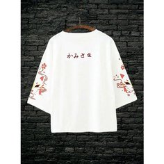 Футболка, размер oversize, белый Anime & Comics