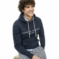 Худи TOMMY HILFIGER CORE TOMMY LOGO HOOD, размер TS, , синий
