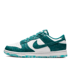 Кроссовки NIKE Dunk Low, размер 5us 35.5eu 22cm, бирюзовый