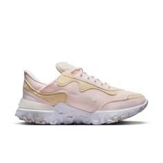 Кроссовки NIKE React Revision, размер 9.5 US, розовый/белый