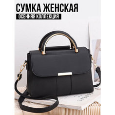 Сумка кросс-боди BeiBaoBao, фактура гладкая, чeрный