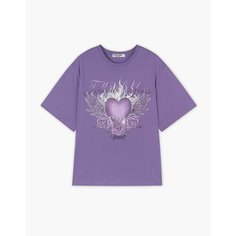 Футболка Gloria Jeans, размер XS (38-40), фиолетовый