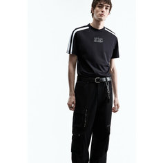 Футболка Befree Grunge, размер XL, чёрный