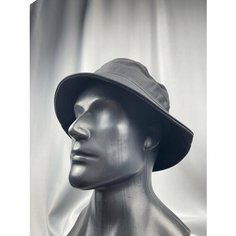 Панама бини Панама мужская женская летняя однотонная, размер one size, черный Ganalyly