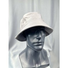 Панама бини Панама мужская женская летняя однотонная, размер one size, gray Ganalyly