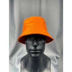 Панама бини Панама мужская женская летняя однотонная, размер one size, оранжевый Ganalyly