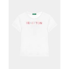 Футболка UNITED COLORS OF BENETTON, размер KL, белый