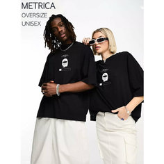 Футболка METRICA BALACLAVA, 1 шт., размер 52-54, черный
