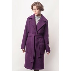 Пальто MARGO, размер 40-42, фуксия, бордовый, лиловый, фиолетовый