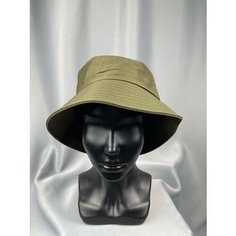 Панама бини Панама мужская женская летняя однотонная, размер one size, хаки Ganalyly