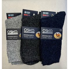 Носки OSKO, комплект, 3 пары, размер 41-47, мультиколор