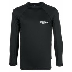 Футболка BALMAIN, размер L, черный
