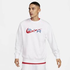 Лонгслив спортивный NIKE, размер 2XL, , белый
