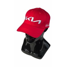 Бейсболка KIA, размер 55/59, краcный