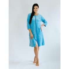 Халат Ohana market, размер 50, голубой