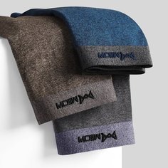 Трусы MiiOW, комплект из 3 шт., размер 4XL, синий/серый/коричневый