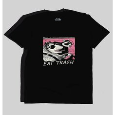 Футболка YOHA PRINT, размер XXL, чepный