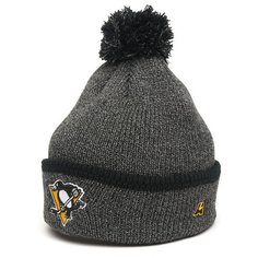 Шапка Atributika & Club Pittsburgh Penguins, размер 55-58, серый