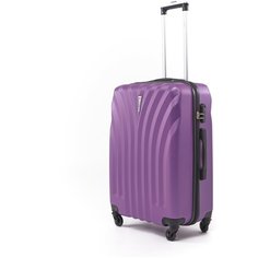Чемодан Lcase, 70 л, размер M, фиолетовый