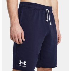 Шорты спортивные Under Armour Mens Rival Terry Shorts, размер L, blue