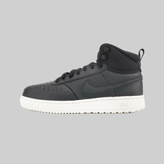 Кроссовки NIKE Court Vision Mid Winter, размер 42 EU, чёрный
