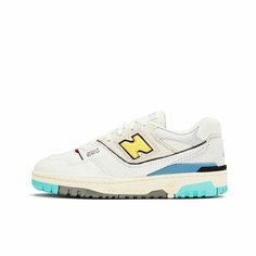 Кроссовки New Balance, полнота D, размер 36EU, 22CM, 4US, 3.5UK, синий, бежевый, белый, мультиколор, голубой