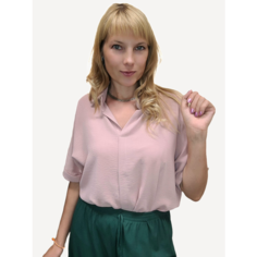 Футболка Женская футболка розовая пудра Tvoi-id, размер 50, розовая пудра Maria Valeeva