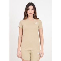 Футболка спортивная PUMA Essentials+ Embroidery, размер XS, beige