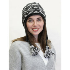 Шапка ушанка Сиринга, размер 56/58, серый