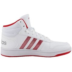 Кеды adidas, размер 3,5 UK, белый/красный