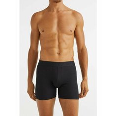 Трусы H&M, комплект из 3 шт., размер L, черный