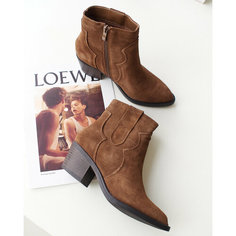 Полусапоги ALIENTORY, полнота 6 (RU)/ на среднюю стопу, размер 40, коричневый