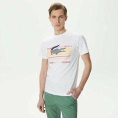 Футболка LACOSTE, размер T7, белый