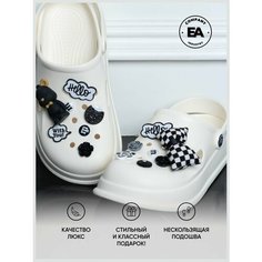 Шлепанцы , размер 37, черный EA Company