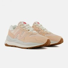 Кроссовки New Balance 574, размер 7, бежевый/белый