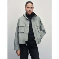 Ветровка Zarina, размер XS (RU 42)/170, хаки/оливковый