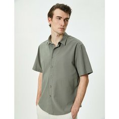 Рубашка KOTON, размер XL, Khaki