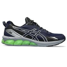 Кроссовки ASICS GEL-QUANTUM 180 LS, полнота F (EU)/ на среднюю стопу, размер 8 US, черный/серый/зеленый