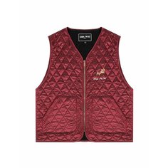 Жилет SORRY, IM NOT, размер XL, бордовый