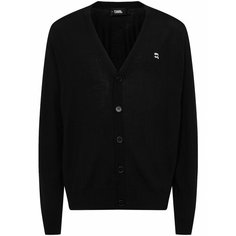 Кардиган Karl Lagerfeld Ikonik 2.0, размер L, , черный