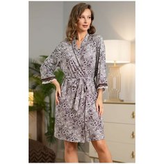 Халат Mia-Mella, размер 2xl/3xl, серый..