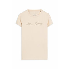 Футболка Armani Exchange, размер M, бежевый