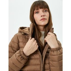 Куртка KOTON, размер 34, коричневый