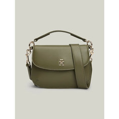 Сумка кросс-боди TOMMY HILFIGER, фактура гладкая, Utility Olive