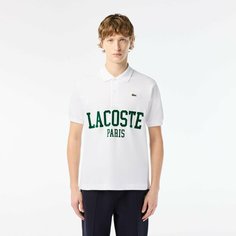 Поло LACOSTE, размер T6, зеленый
