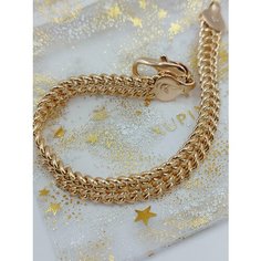 Браслет-цепочка XUPING JEWELRY, 1 шт., размер 19 см, золотистый