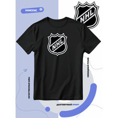 Футболка SMAIL-P логотип NHL, размер L, чёрный