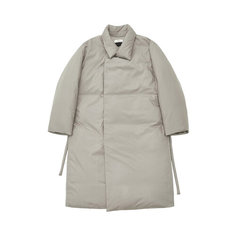 Пуховик AMOMENTO Down Puffer Long Coat, размер M, бежевый