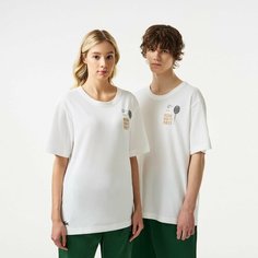 Футболка LACOSTE, размер TM, белый