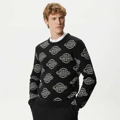 Свитер LACOSTE, размер T4, , чёрный